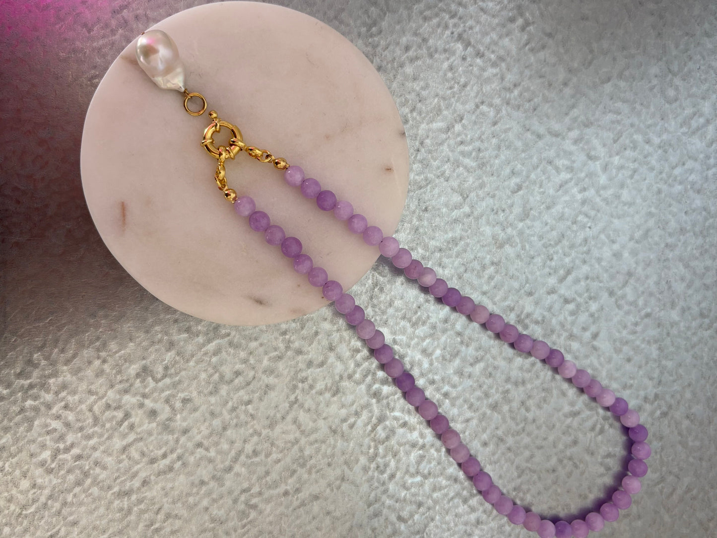 Perlenkette Lilas