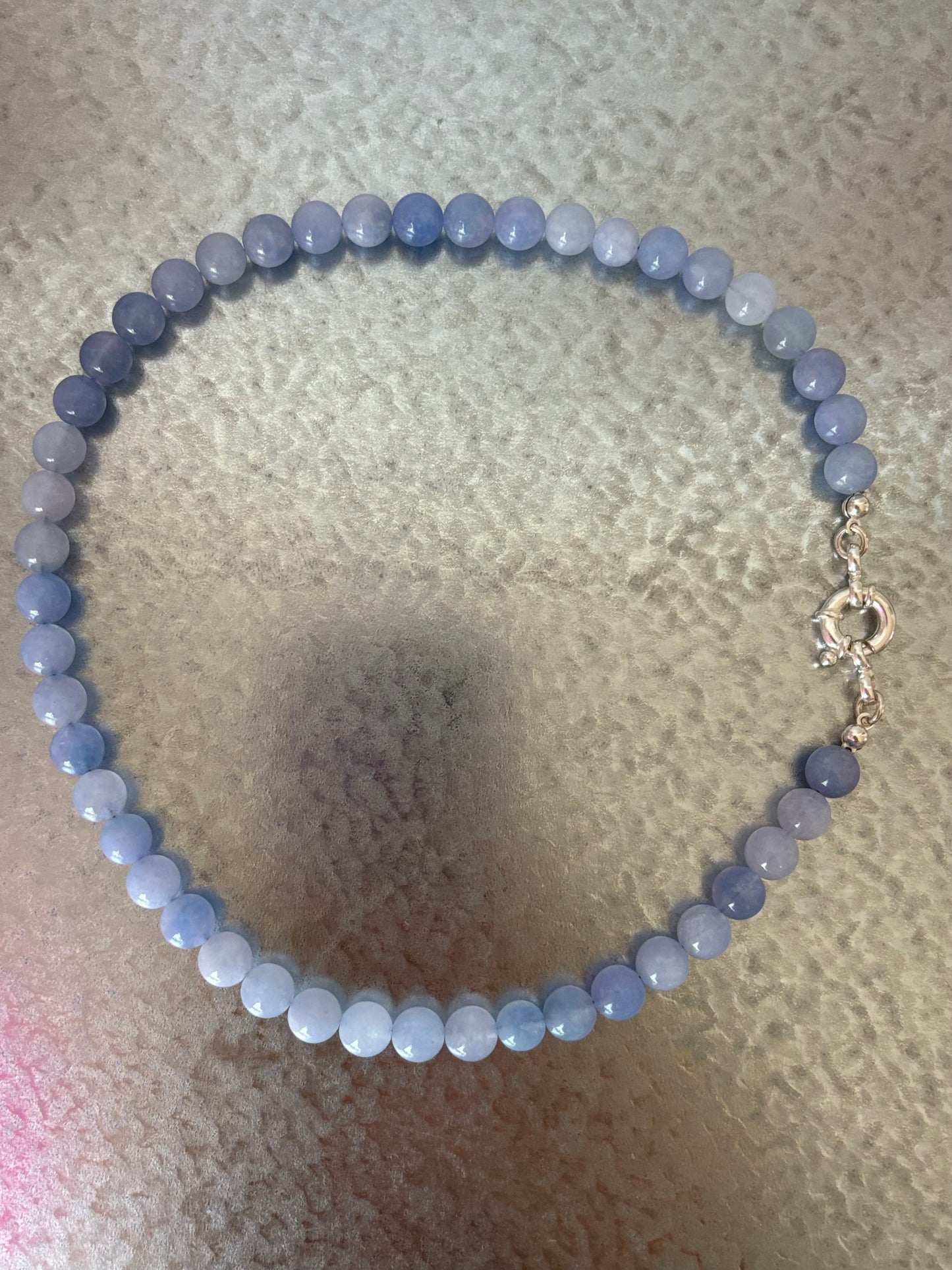 Perlenkette Aquamarine