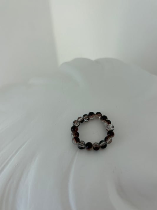 Perlenring Espresso Dream