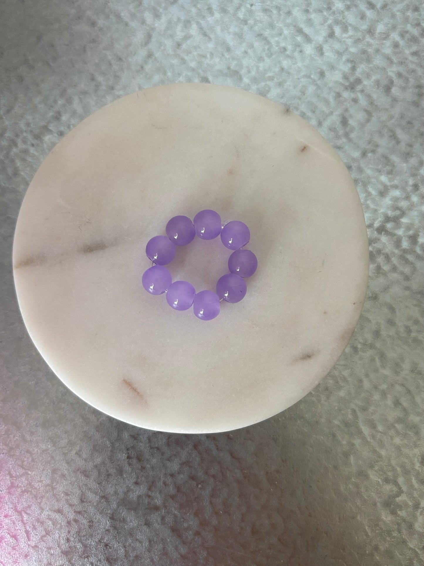 Perlenring Viola