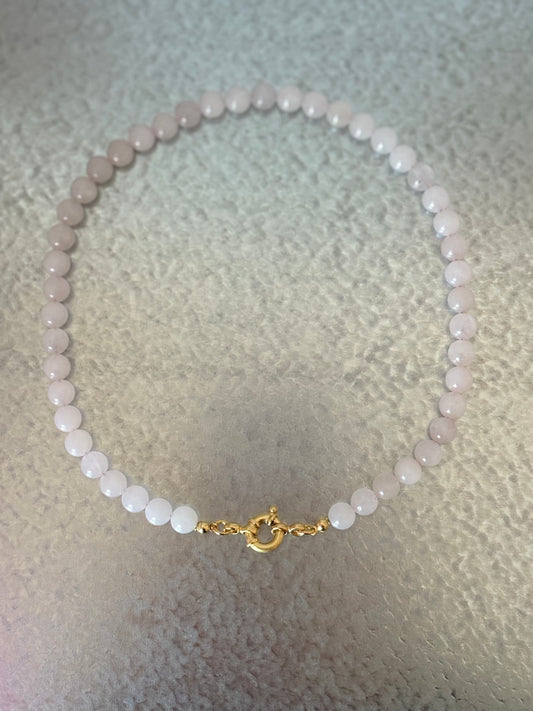 Perlenkette Quartzée