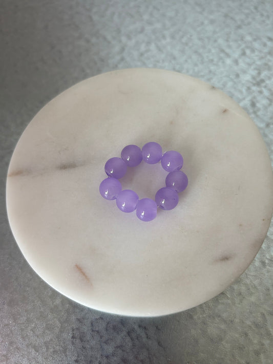 Perlenring Viola